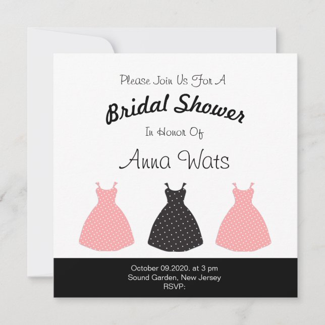 Blush Pink and Black Gown Kettingen Pattern (Voorkant)