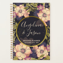 Blush Pink and Black Wedding