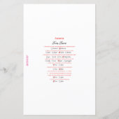 Blush Pink and Gold Baby shower Game PRINED (Achterkant)