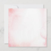 Blush Pink and Gold Watercolor Bedankkaart (Achterkant)