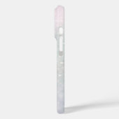 Blush pink and soft mint green patterns AI art  Case-Mate iPhone Case (Achterkant / Links)