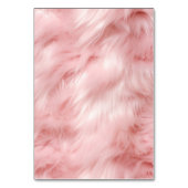 Blush Pink Animal Fur Kaart (Achterkant)