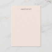 Blush Pink Armband Display Kaart Visitekaartje (Voorkant)