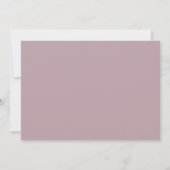 Blush Pink Baby Meisje Douche Script Hart Bedankkaart (Achterkant)