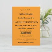 Blush Pink Baby shower Uitnodiging voor een jongen (Staand voorkant)