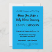 Blush Pink Baby shower Uitnodiging voor een meisje (Voorkant)