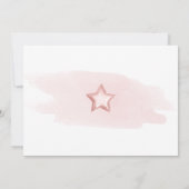 Blush Pink ballon Surprise Birthday Party Kaart (Achterkant)