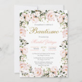 Blush Pink Baptism uitnodiging (Voorkant)