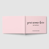 Blush Pink Bat Mitzvah gastenboek (Volledig)