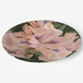 Blush Pink Bearded Iris Floral Paper Bord (Gekanteld)