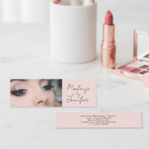 Blush Pink Black Script Fotomake-up