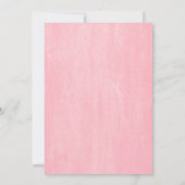 Blush Pink Bloemen Eerste Rijstceremonie Mukhe Bha Kaart (Achterkant)