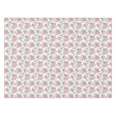 Blush Pink Bloemen en Eucalyptus Greenery Baby Sho Tafelkleed (Voorkant (Horizontaal))