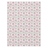 Blush Pink Bloemen en Eucalyptus Greenery Baby Sho Tafelkleed (Voorkant)