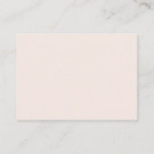 Blush Pink Bloom Book Request Baby showers Kaarten (Achterkant)