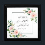 Blush Pink Bloom Vrijgezellenfeest Wooden Keepomwi Cadeaudoosje<br><div class="desc">Deze vrijgezellenfeest houten keepaardbox is voorzien van geverfde waterverf bloemen in een blote roze,  witte en groene bladeren met een vierkant lijst. Voor meer geavanceerde aanpassingen van dit ontwerp,  gelieve te klikken "aanpassen verder"verbinding.</div>