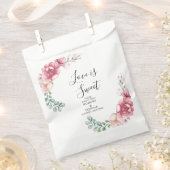 Blush Pink Bloom Wedding Bedankzakje (Geknipt)