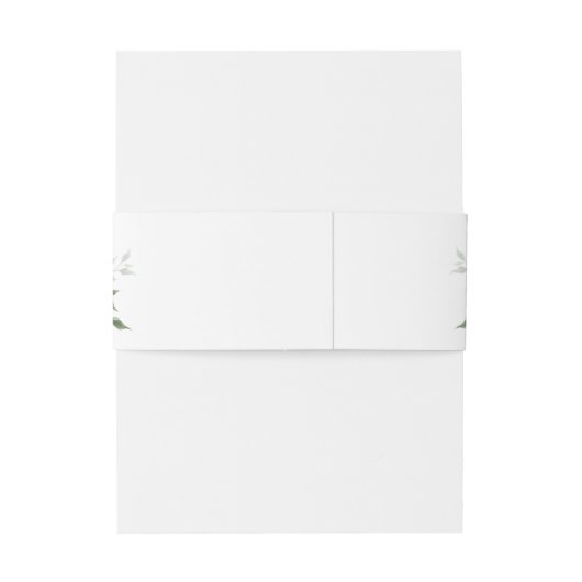 Blush Pink Bloom Wedding Uitnodigingen Wikkel (Achterkant Voorbeeld)