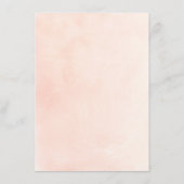 Blush Pink Blooms Weddenschap Details Enclosure Ca Informatiekaartje (Achterkant)