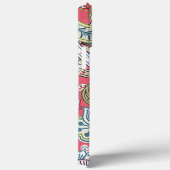 Blush Pink Blue Green Taupe Paisley Floral Art Case-Mate iPhone Case (Achterkant / Rechts)