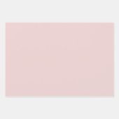 Blush Pink Boho Herten Kerstbomen Inpakpapier Vel (Voorkant 2)