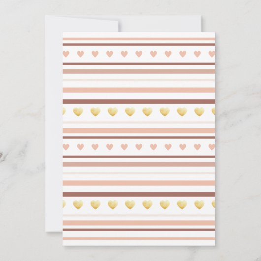 Blush Pink Boho Rainbow Baby shower Kaart (Achterkant)