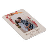 Blush Pink | Boho Save the Date Pampas Grass Photo Magneet (Rechterzijde)