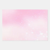 Blush Pink Bokeh Hearts Verjaardag Inpakpapier Vel (Voorkant 3)