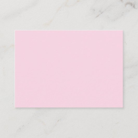 Blush Pink Bow Diaper Raffle Ticket Informatiekaartje (Achterkant)