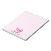 Blush Pink Bow Notitieblok (Linkerzijde)