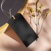 Blush Pink Bow Ze is Tying the Knot Vrijgezellenfe Cadeaulabel