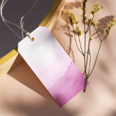 Blush Pink Bow Ze is Tying the Knot Vrijgezellenfe Cadeaulabel