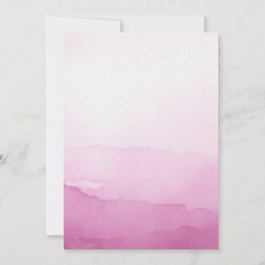 Blush Pink Bow Ze is Tying the Knot Vrijgezellenfe Kaart (Achterkant)