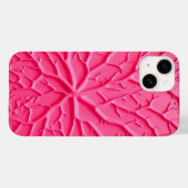 Blush Pink Branch Texture iPhone Case for Women (Achterkant (horizontaal))