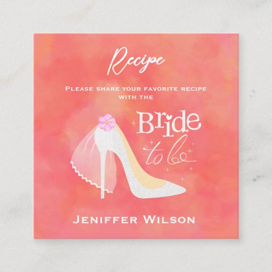  Blush Pink Bride wordt Vrijgezellenfeest Informatiekaartje (Voorkant)