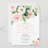 Blush Pink Bruids Douche Uitnodigingen (Voorkant)