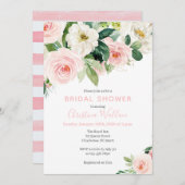 Blush Pink Bruids Douche Uitnodigingen (Voorkant / Achterkant)