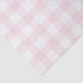 Blush Pink Buffalo Check Patroon Tissuepapier (Detail)