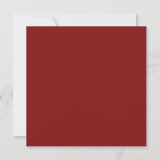 Blush Pink Burgundy Waterverf Floral Square Kaart (Achterkant)