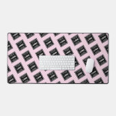 Blush Pink Business Logo Pattern Bureaumat (Keyboard & Muis)