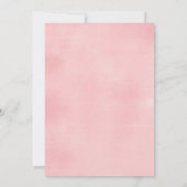 Blush Pink Butterfly Loves in Bloom Vrijgezellenfe Kaart (Achterkant)