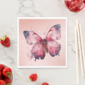 Blush Pink Butterfly Servet (Insitu)