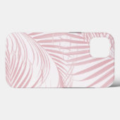 Blush Pink Caribbean Palm Oerwoud 1 Case-Mate iPhone Case (Achterkant (horizontaal))