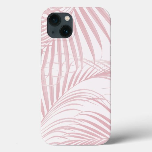 Blush Pink Caribbean Palm Oerwoud 1 Case-Mate iPhone Case (Achterkant)