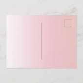 Blush Pink Cat Confetti Dots Thinking of you Briefkaart (Achterkant)