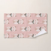 Blush Pink Cats Bad Handdoek (Handdoek)