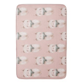 Blush Pink Cats Badmat (Voorkant Verticaal)