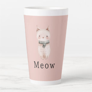 Blush Pink Cats Latte Mok