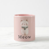 Blush Pink Cats Mok (Midden)