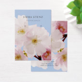 Blush Pink Cherry Blosbezinkspieken Kaart voor mas (Bureau)